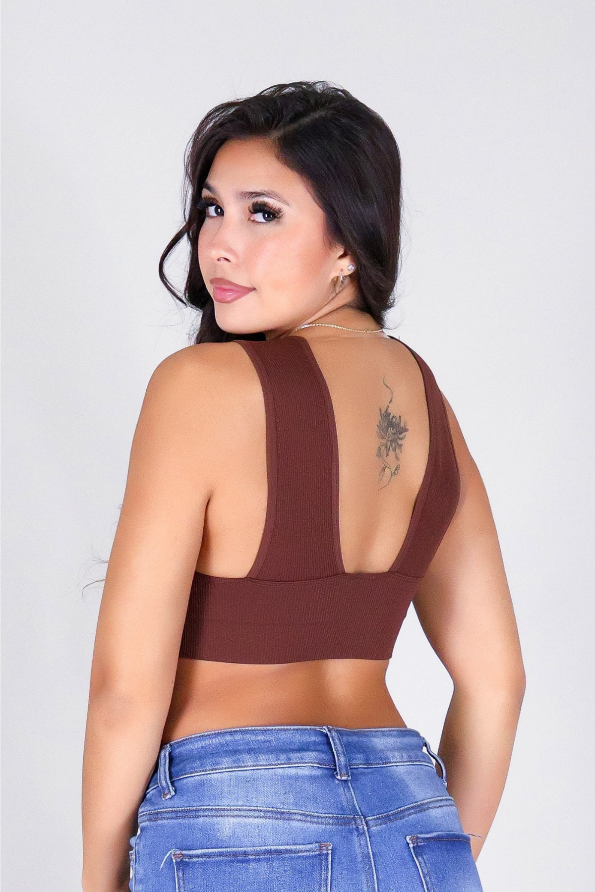HERE FOR IT CROP TOP
