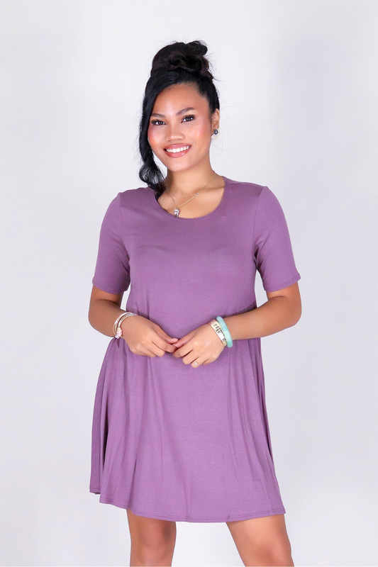 MEADOW SWAY TRAPEZE DRESS
