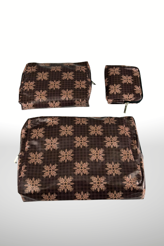 GINGHAM OHIA POUCH SET