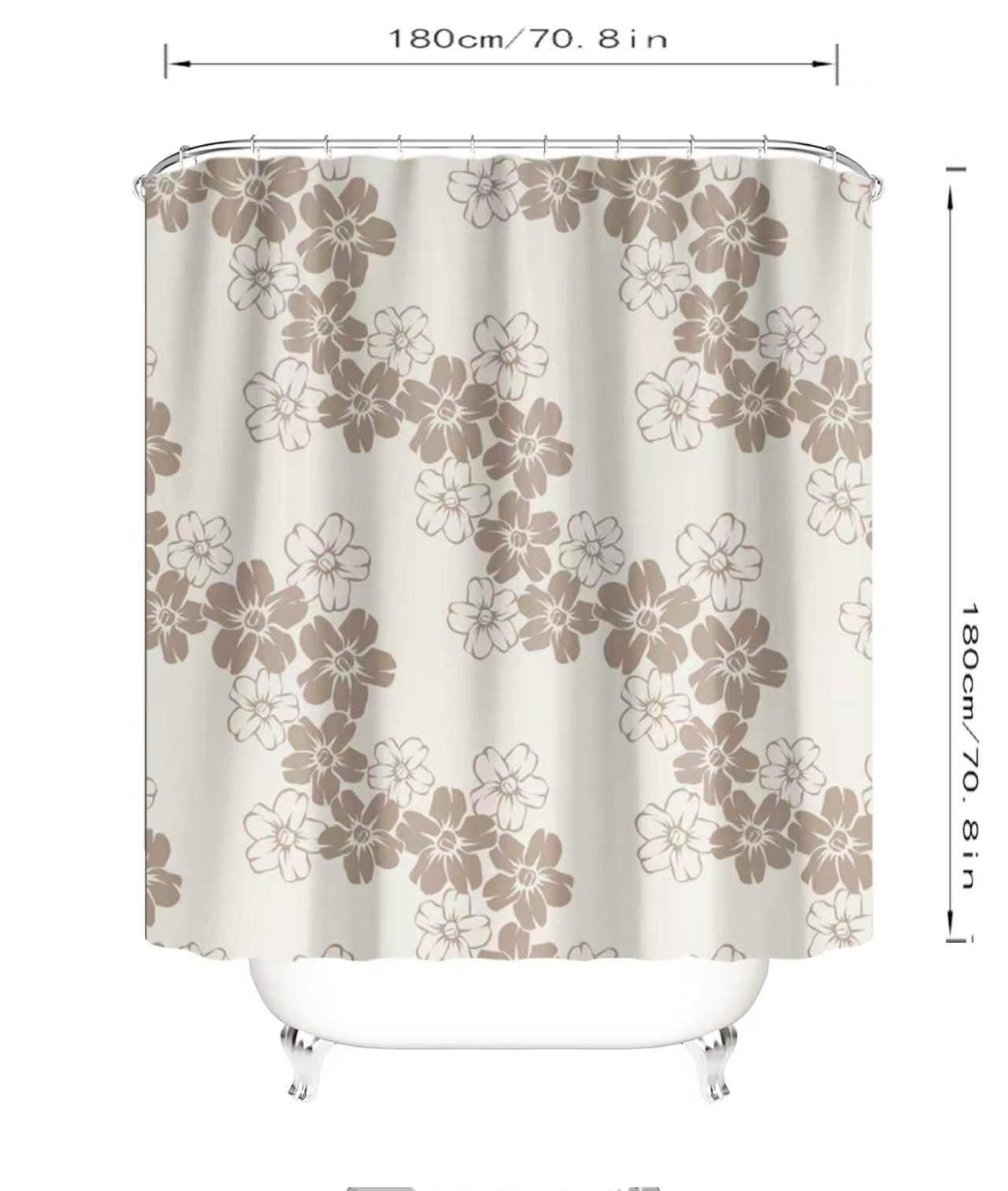 PUAKENIKENI FLOW SHOWER CURTAIN