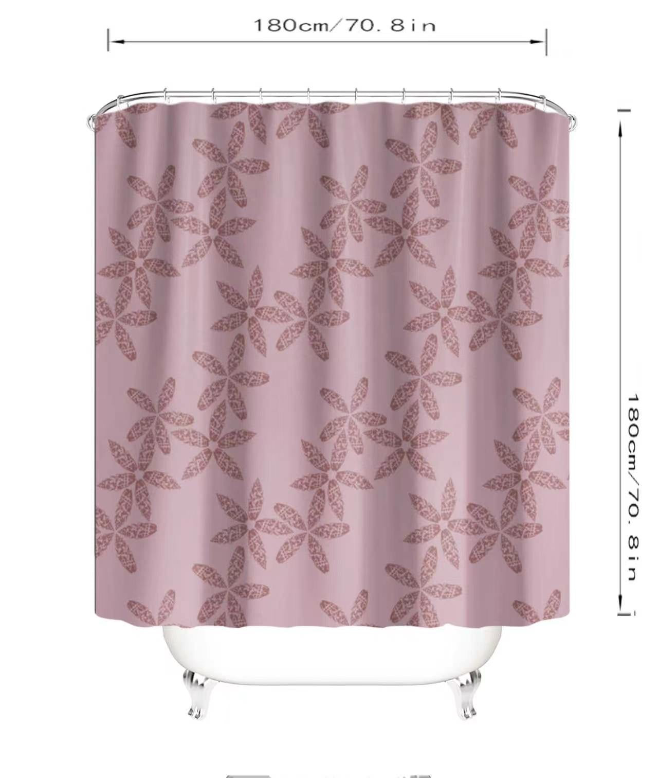 MITER PUA SHELL SHOWER CURTAIN
