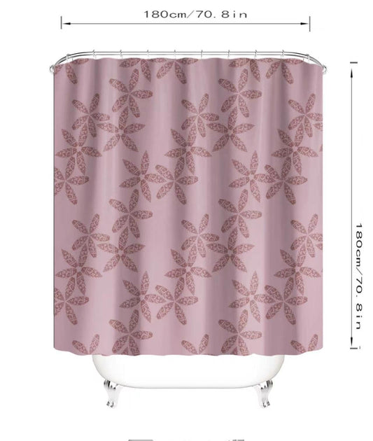 MITER PUA SHELL SHOWER CURTAIN