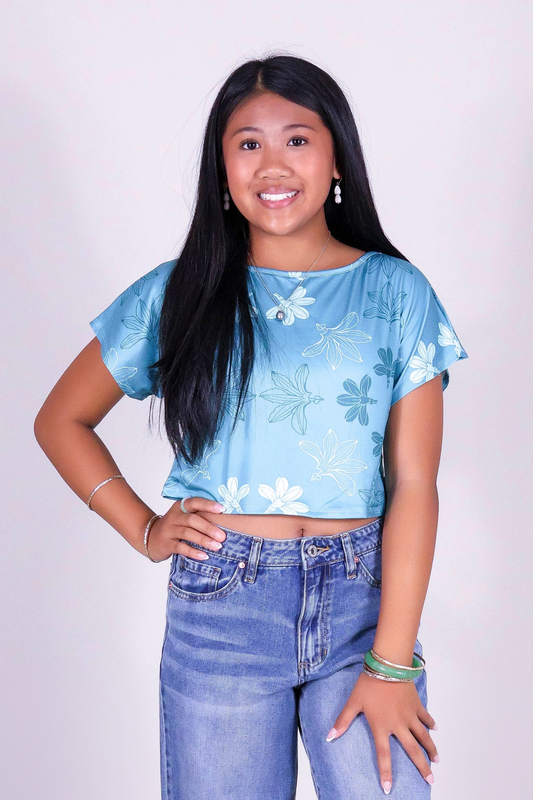 NAUPAKA OFF SHOULDER TOP | KIDS SIZE 2-16