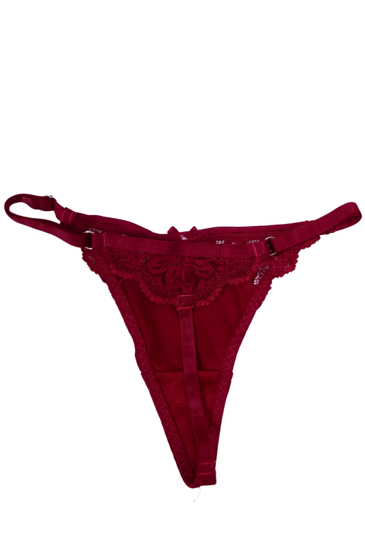 LACE POINTELLE THONG