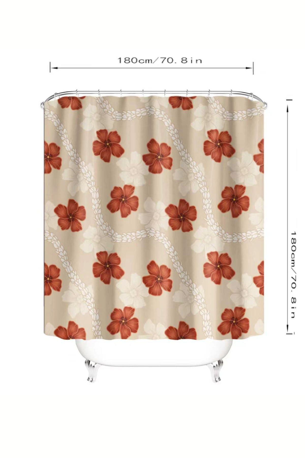 HAU PIKAKE SHOWER CURTAIN