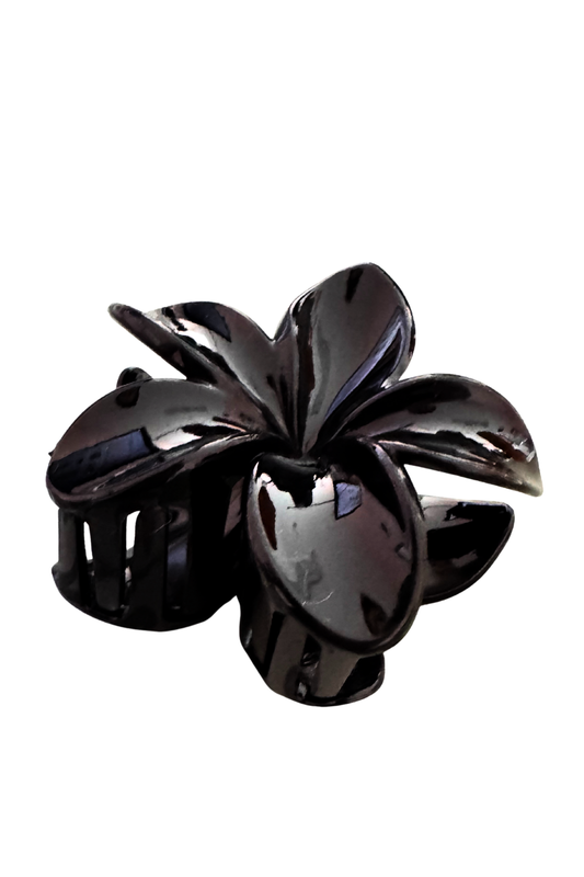 NOIR PLUMERIA CLAW CLIP