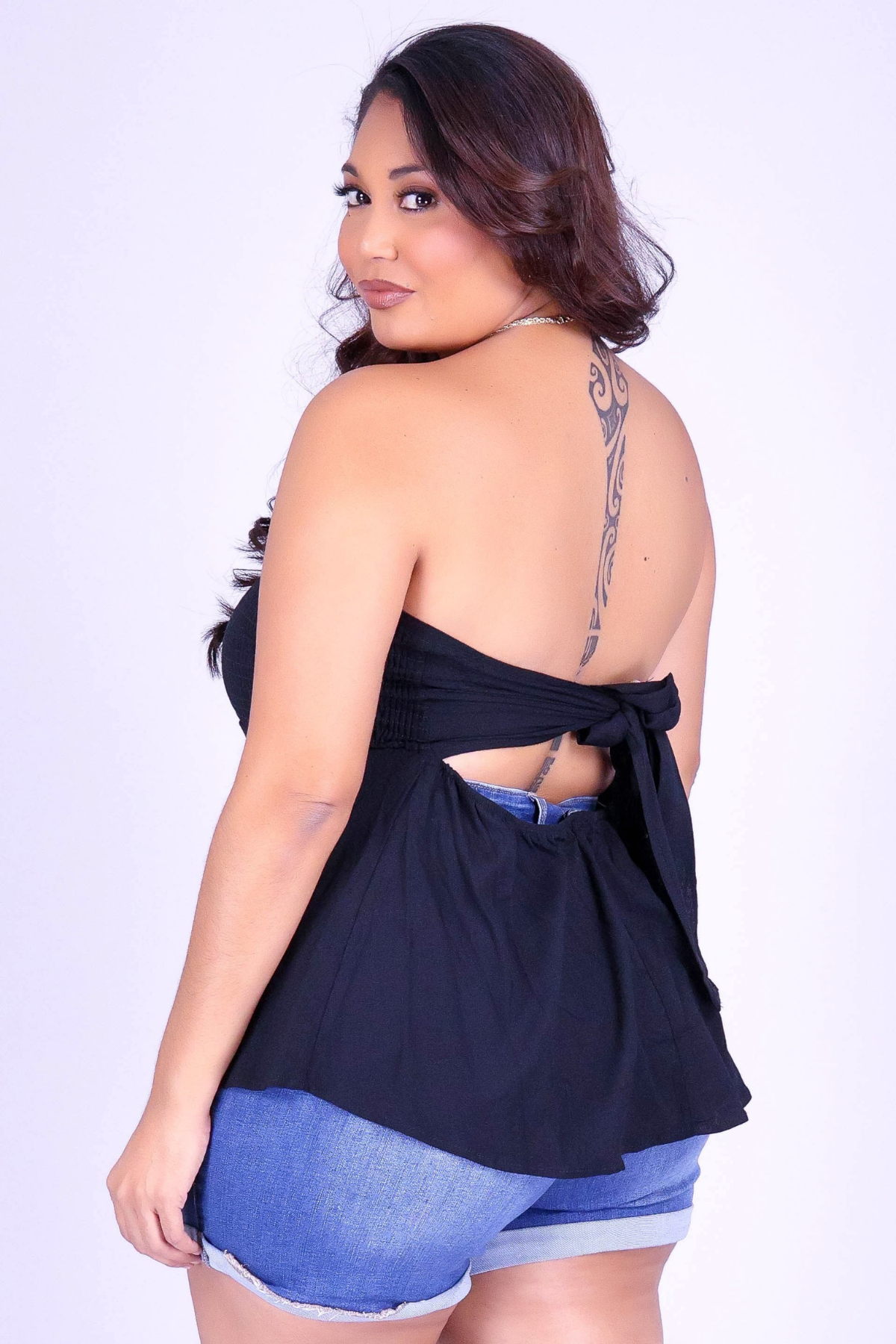 ENDLESS COAST BABYDOLL TUBE TOP