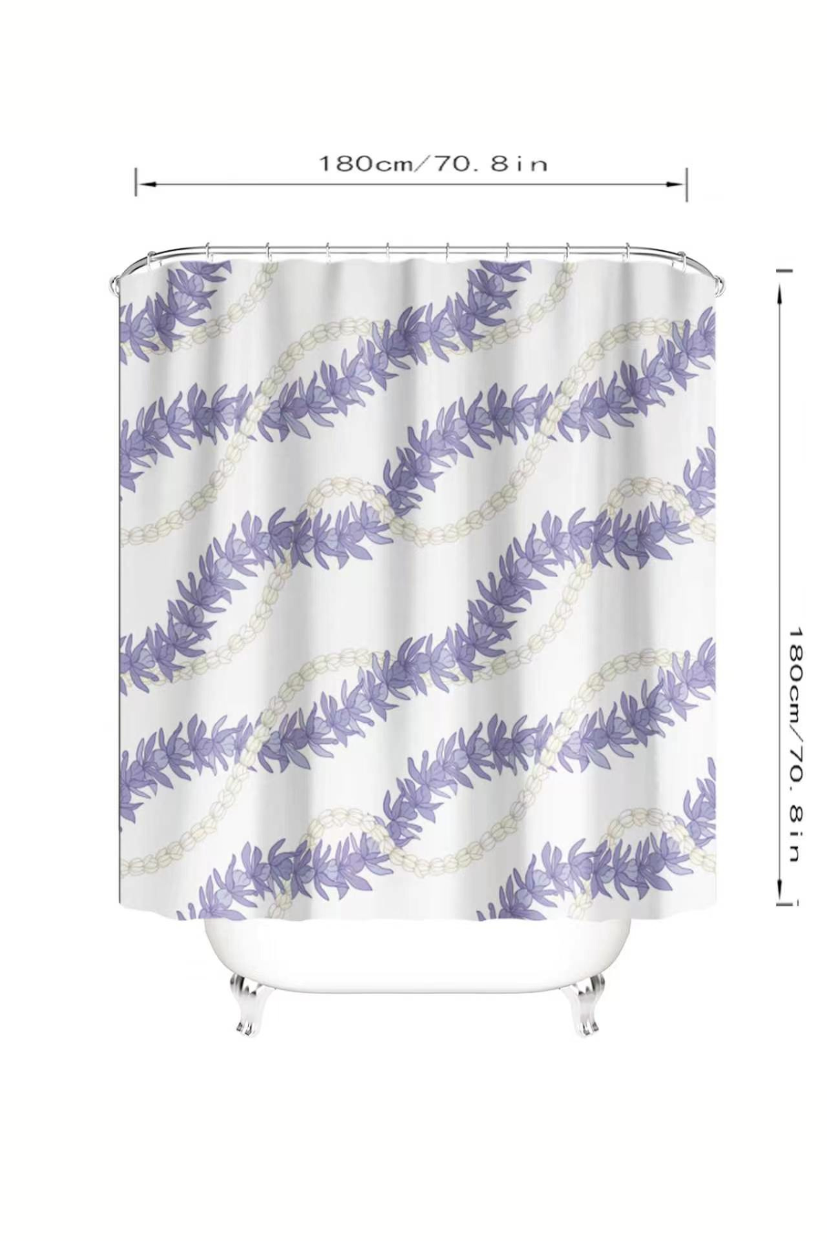 PIKAKE HONOHONO SHOWER CURTAIN