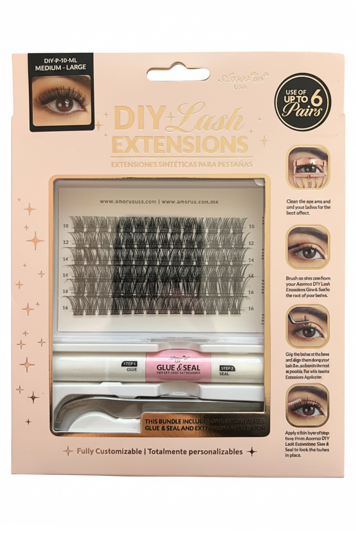 EYELASH EXTENSION KIT | DIY-P-10-ML