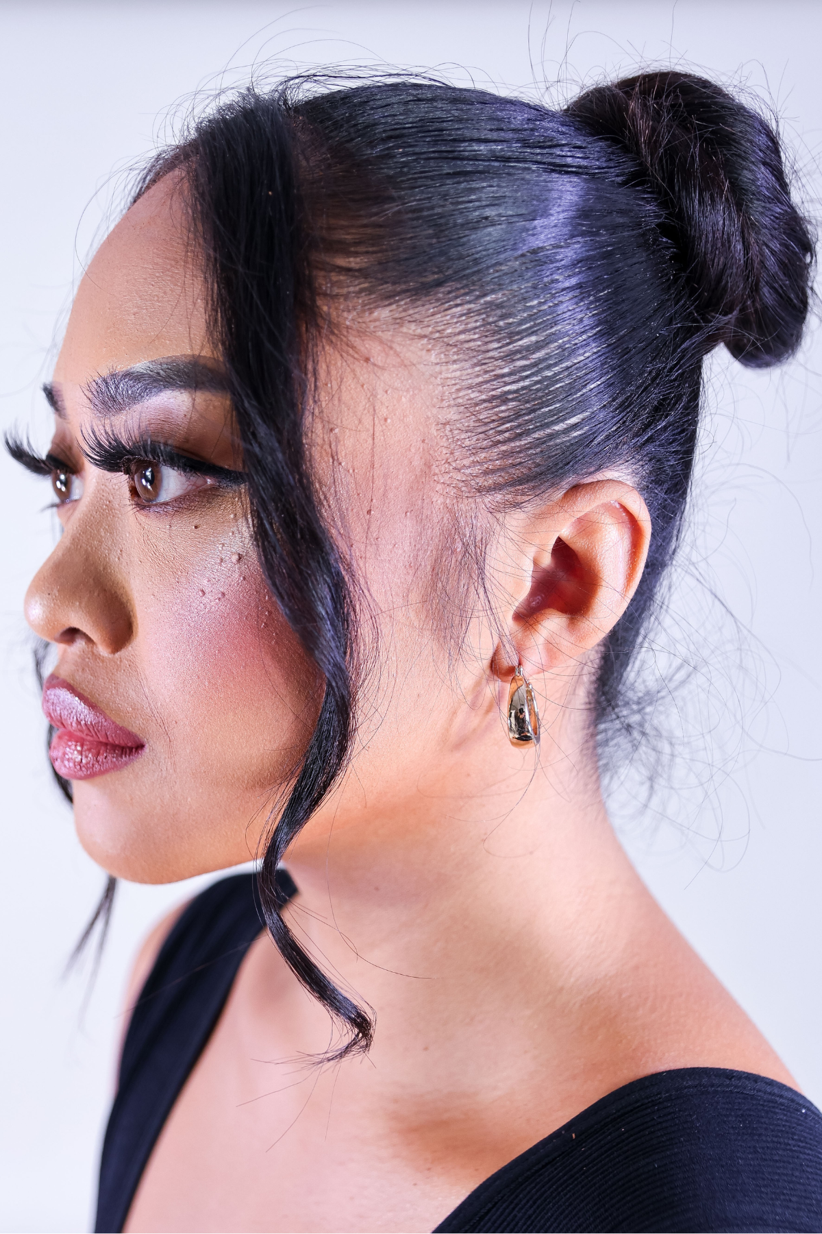 POWER HOOP EARRINGS