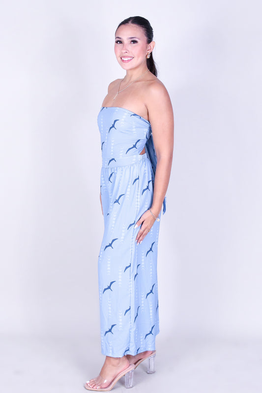 IWA MOON TIE BACK JUMPSUIT