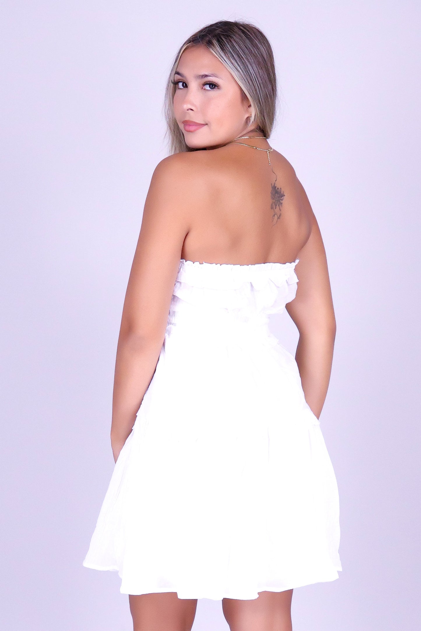 LOVE ALWAYS BABYDOLL TUBE DRESS