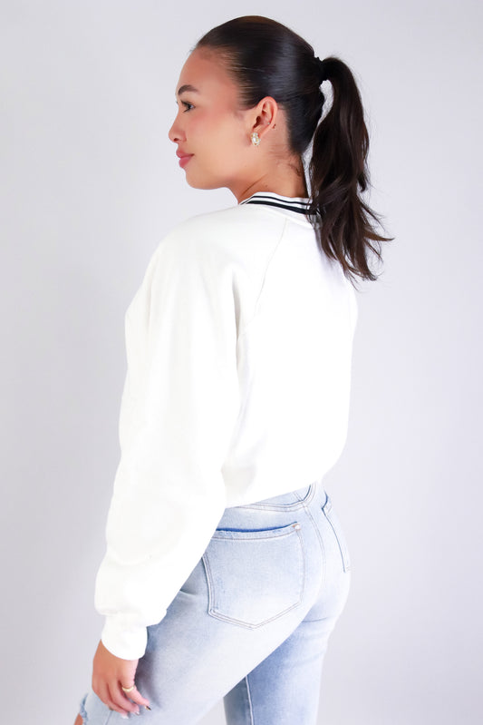 Jeans Warehouse Hawaii - SOLID LONG SLV TOPS - ALL-STAR ENERGY SWEATER | By STYLE MELODY