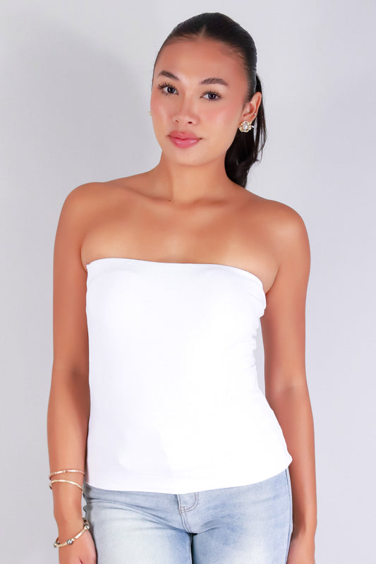 Jeans Warehouse Hawaii - SL CASUAL SOLID - TIME ALONE TUBE TOP | By ROSIO