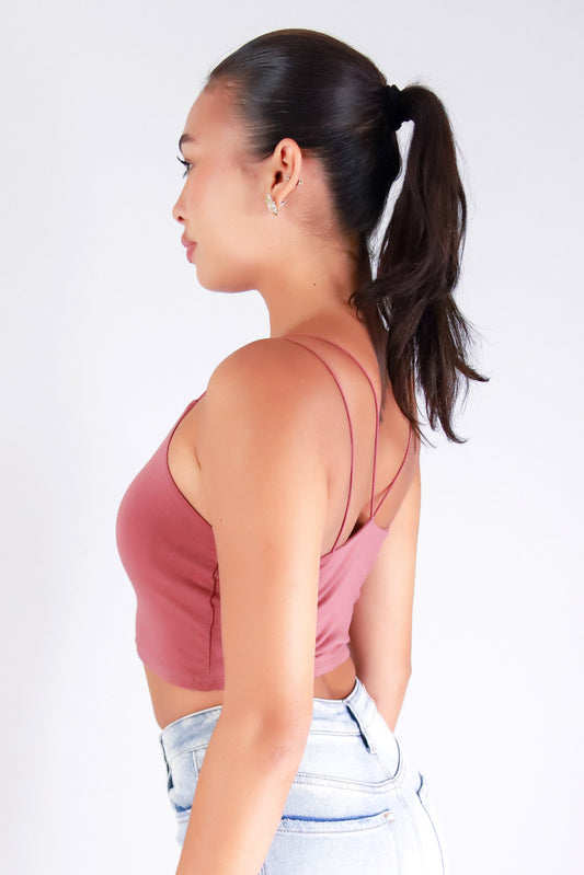 Jeans Warehouse Hawaii - TANK/TUBE SOLID BASIC - STICK TO THE BASICS CROP TOP | By ACTIVE USA