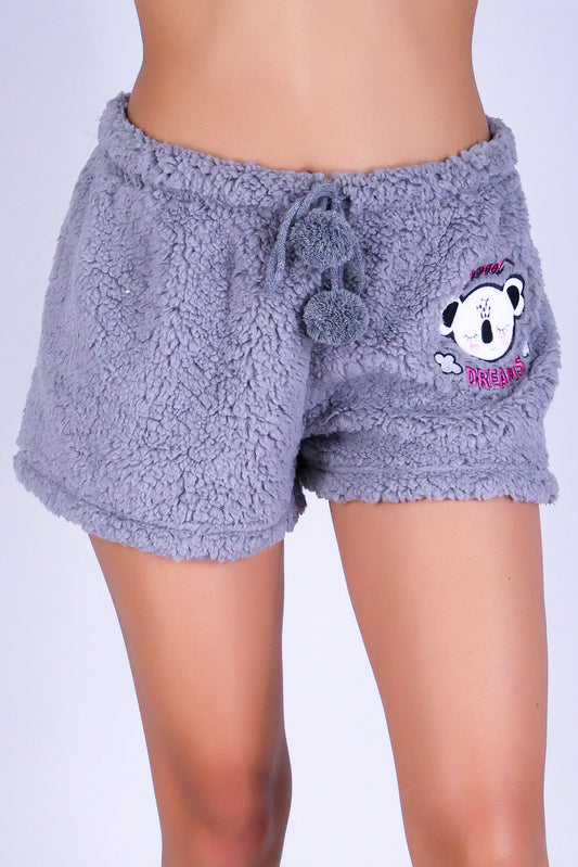 BEDTIME BEAUTY SHERPA SHORTS