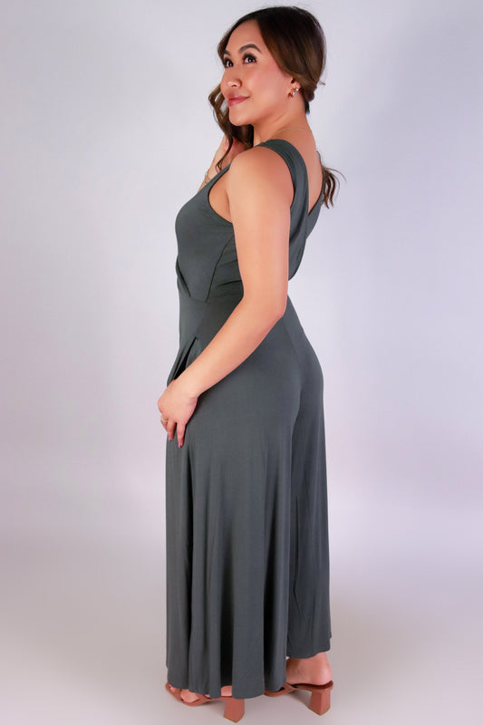 Jeans Warehouse Hawaii - SOLID JUMPERS - IN YOUR ELEMENT JUMPSUIT | By OLIVE & CO