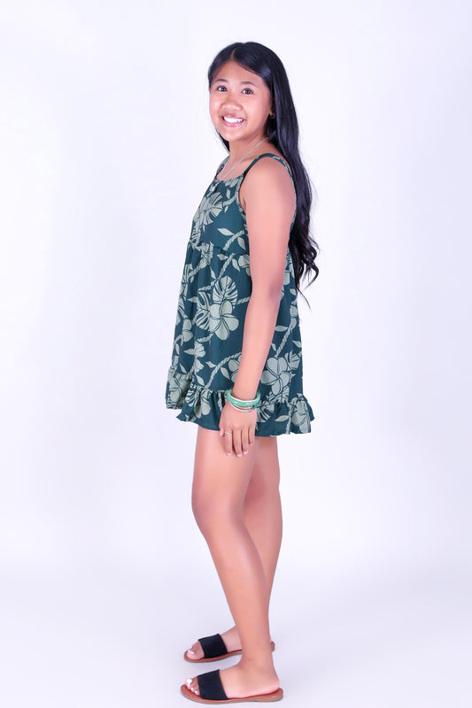 TROPICAL GARDEN TIERED DRESS | KIDS SIZE 2-16