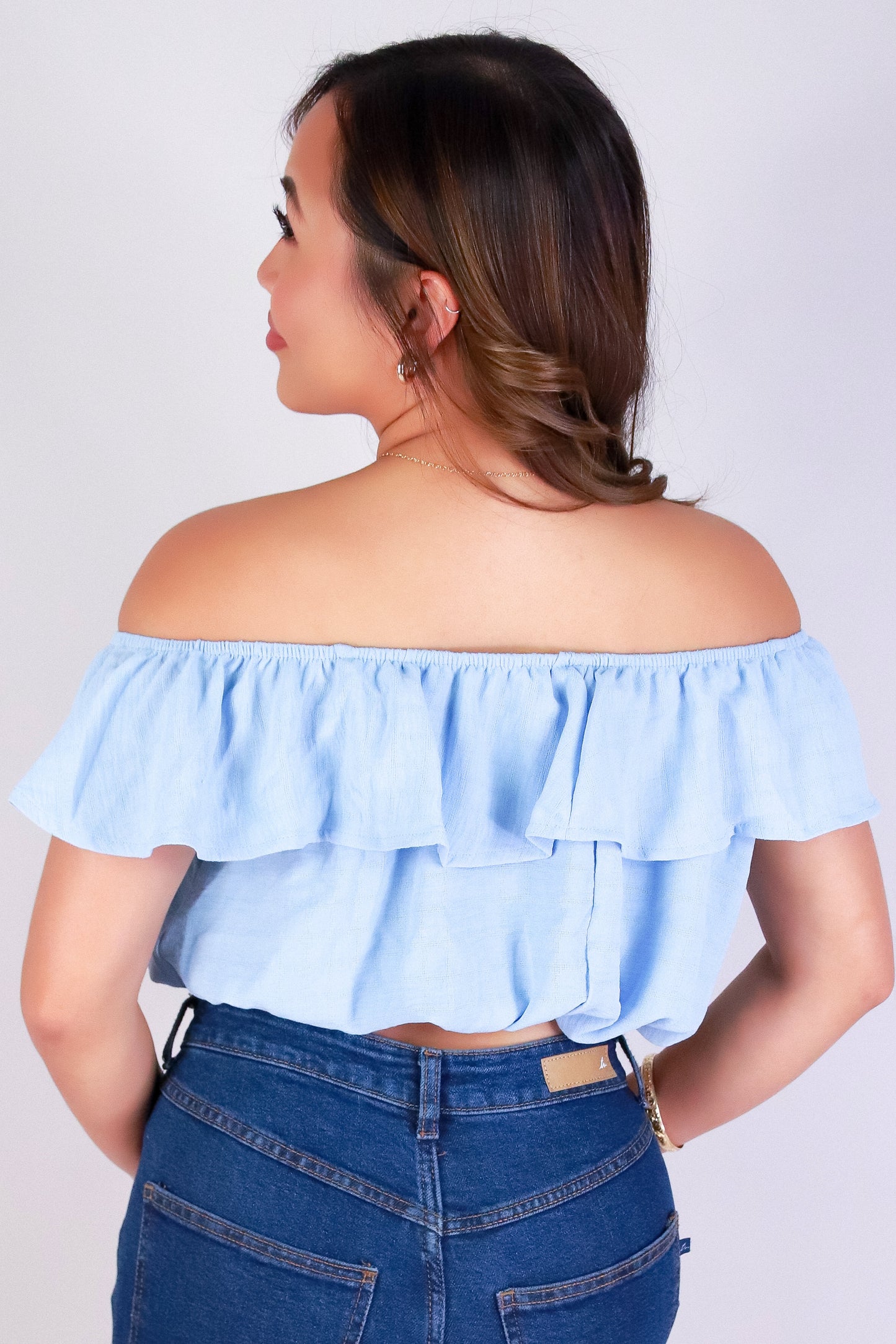 Jeans Warehouse Hawaii - S/S SOLID WOVEN TOPS - FLUTTER BABE TOP | By ROKOKO