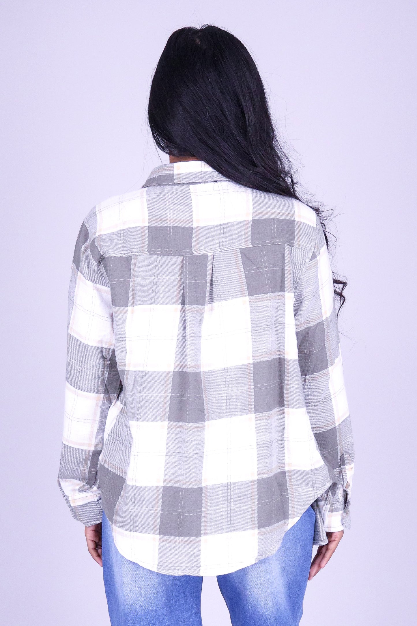 SUNDAY PLAID TOP