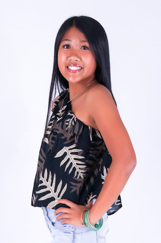 LAUA'E ONE SHOULDER TOP | KIDS SIZE 2-16