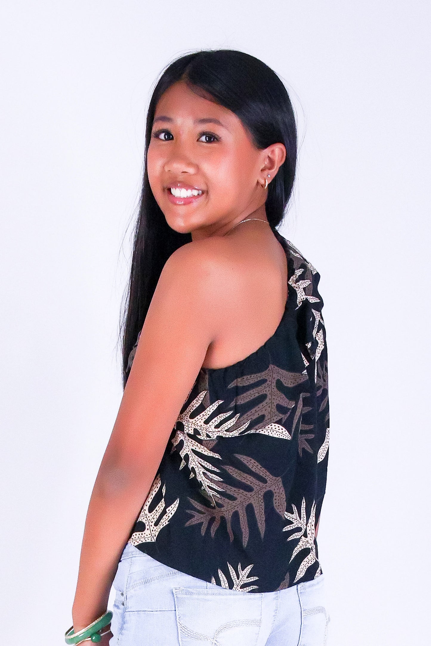 LAUA'E ONE SHOULDER TOP | KIDS SIZE 2-16