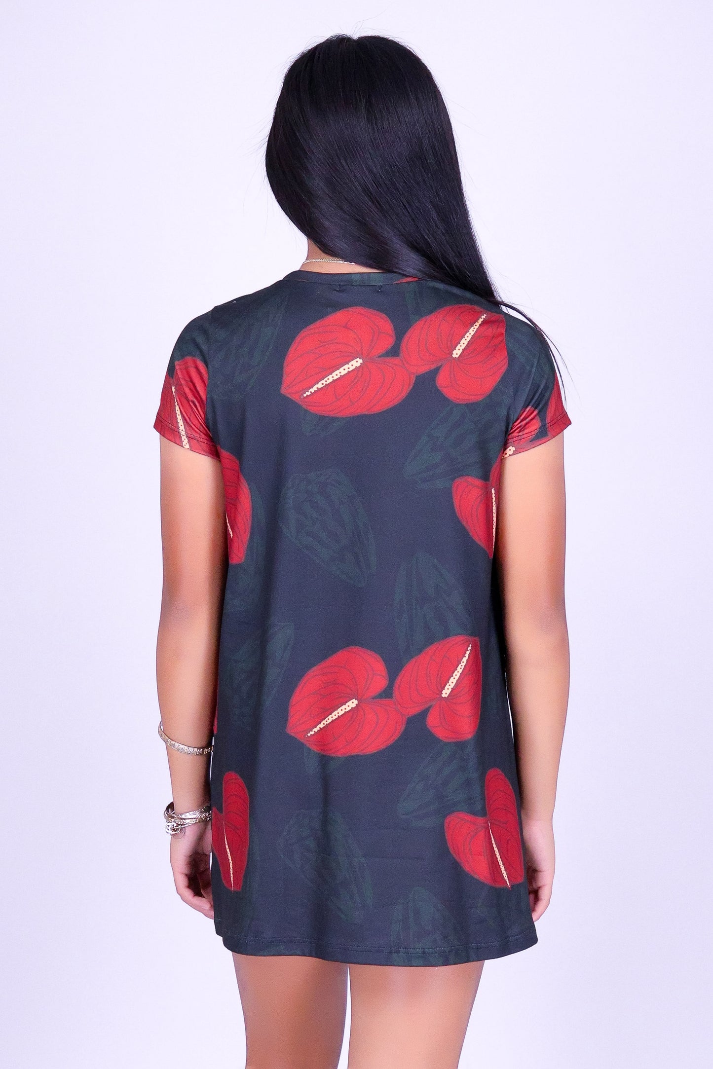 ANTHURIUM SHELL TRAPEZE DRESS | KIDS SIZE 2-16