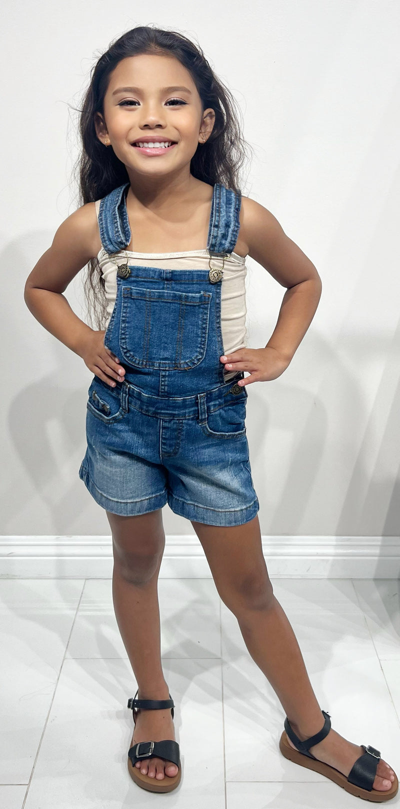 Jeans Warehouse Hawaii - DRESSES 2T-4T - HERE ON TIME SHORTALL | KIDS SIZE 2T-4T | By DANIEL L
