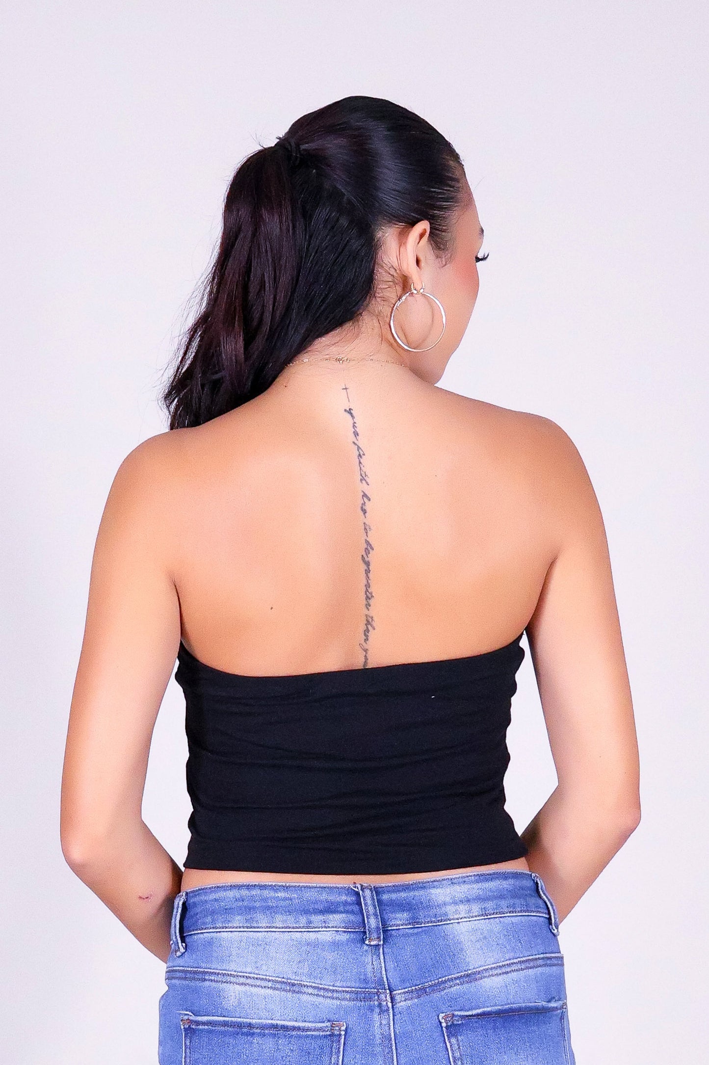 UNTIL FOREVER CROP TUBE TOP