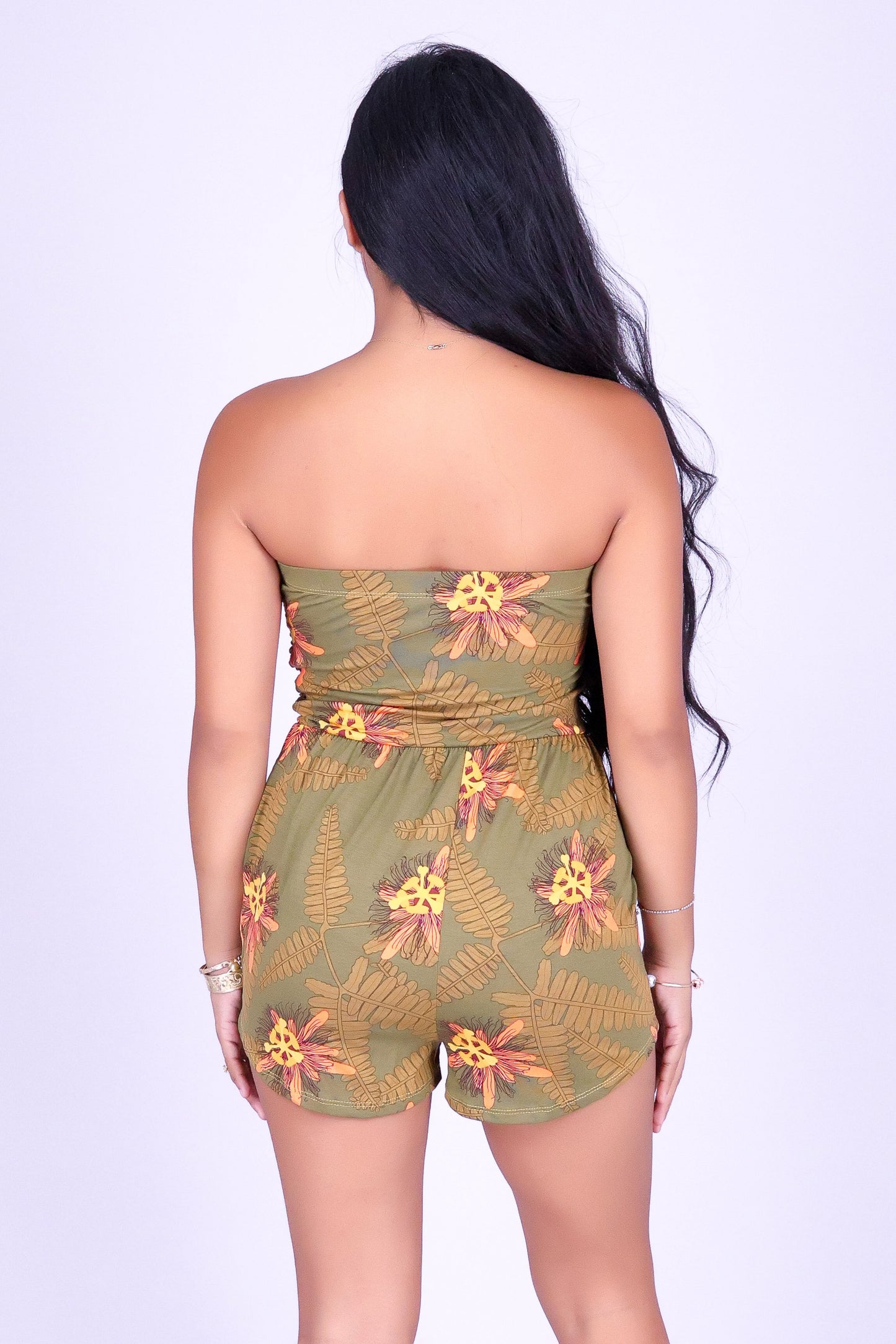 LILIKOI FERN TUBE ROMPER