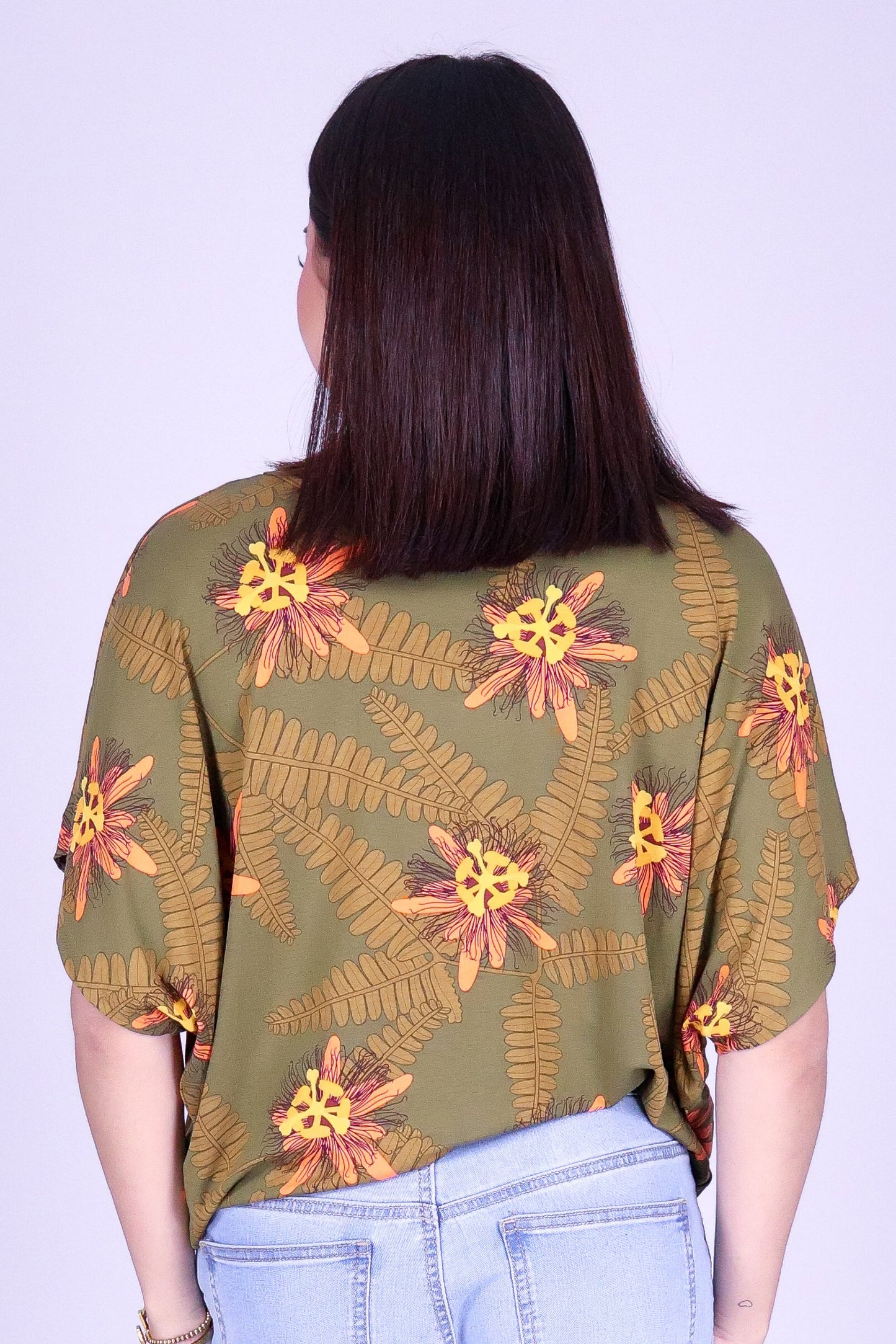 LILIKOI FERN DOLMAN TOP