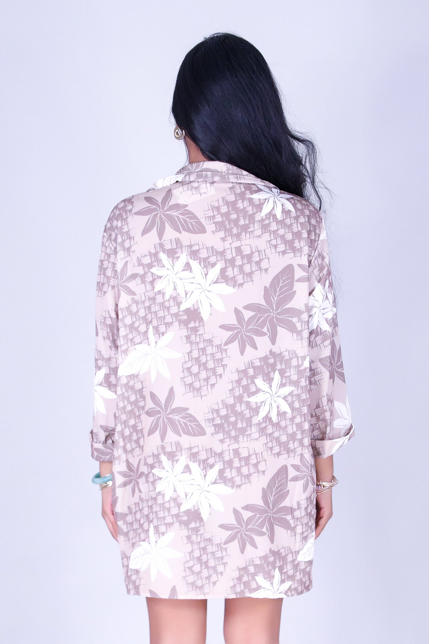 LAUHALA BUTTON DOWN DRESS