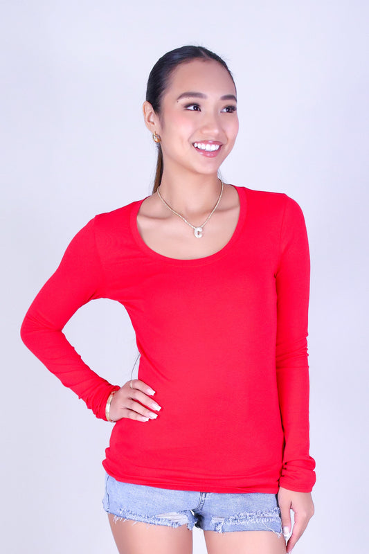 HOLD THAT THOUGHT LONG SLEEVE TOP