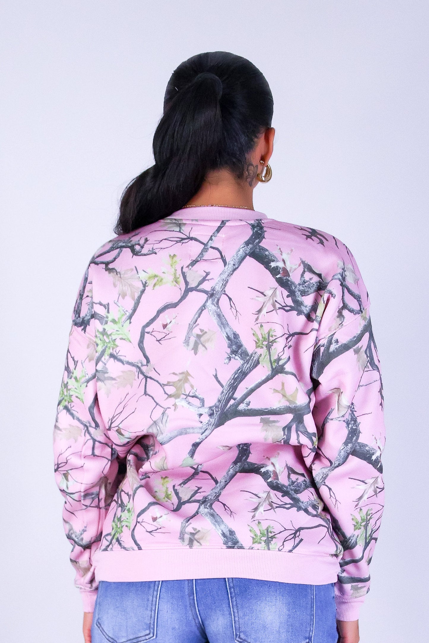 STREET COZY OVERSIZED HUNTING CAMO SWEATER