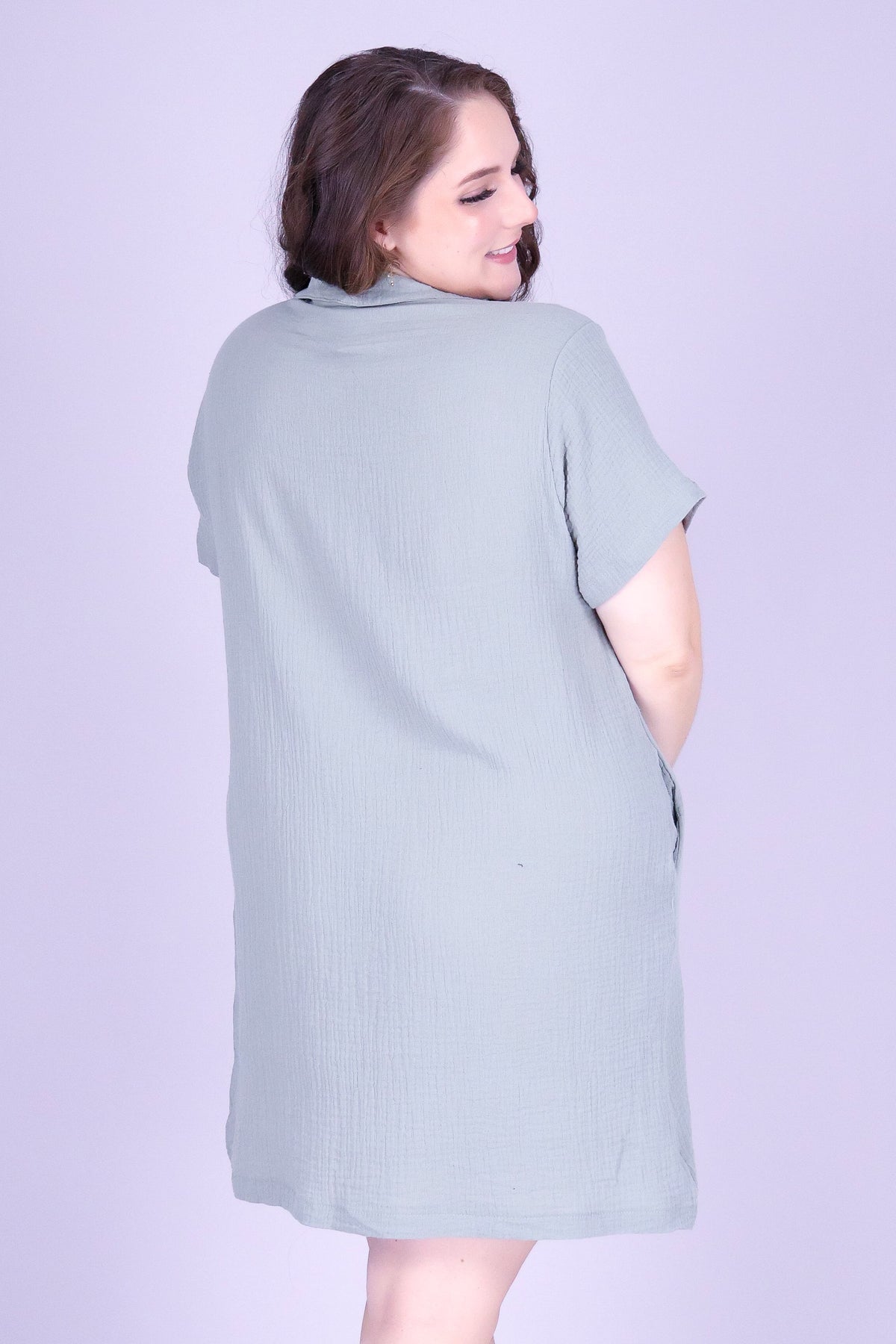CASUAL AGENDA BUTTON DOWN DRESS