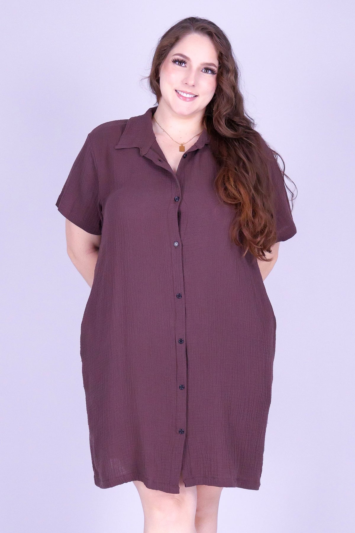CASUAL AGENDA BUTTON DOWN DRESS