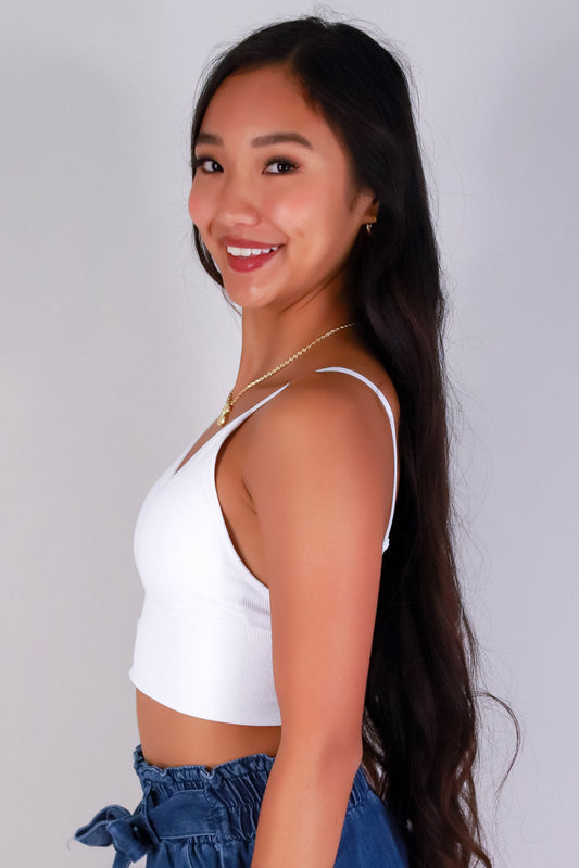 Jeans Warehouse Hawaii - SL CASUAL SOLID - NEXT-LEVEL CROP TOP | By ZENANA (KC EXCLUSIVE,INC