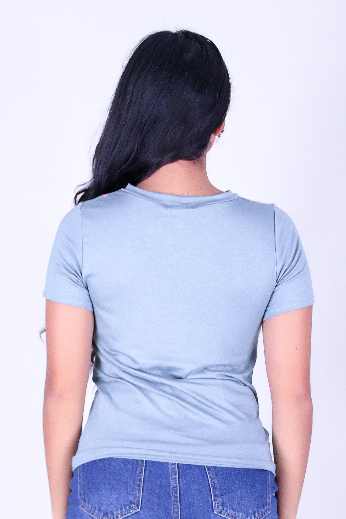 OUTLINE HIBISCUS LEI TEE