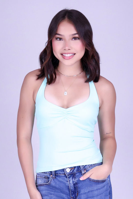 FIRST GLANCE HALTER TOP