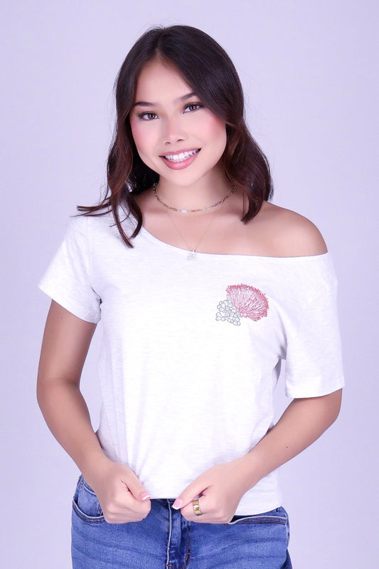 OHIA LEHUA OFF SHOULDER TOP