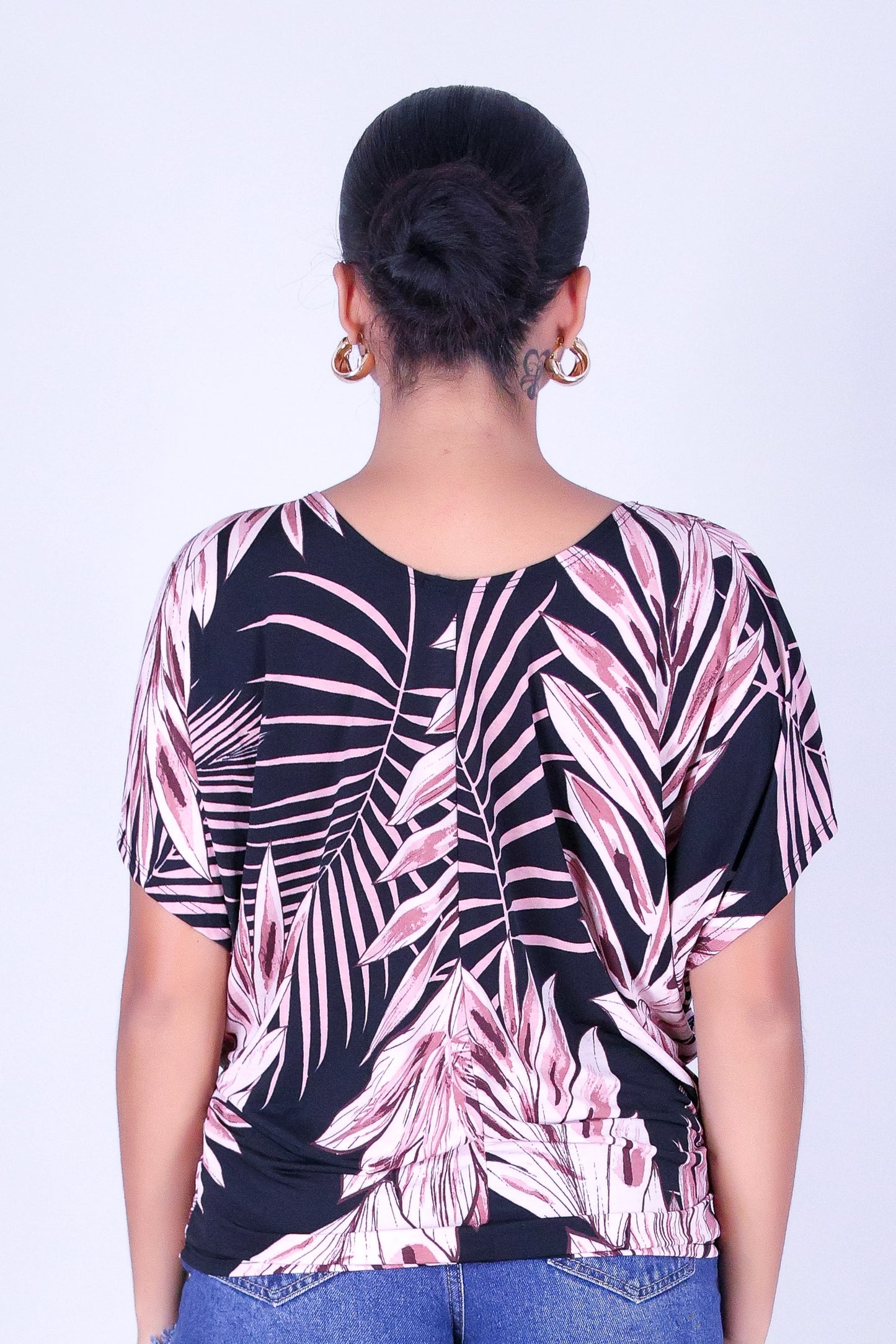 LEAF ME PRETTY DOLMAN TOP
