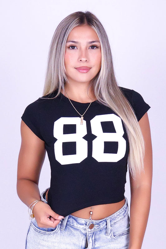 #88 CROP BABY TEE