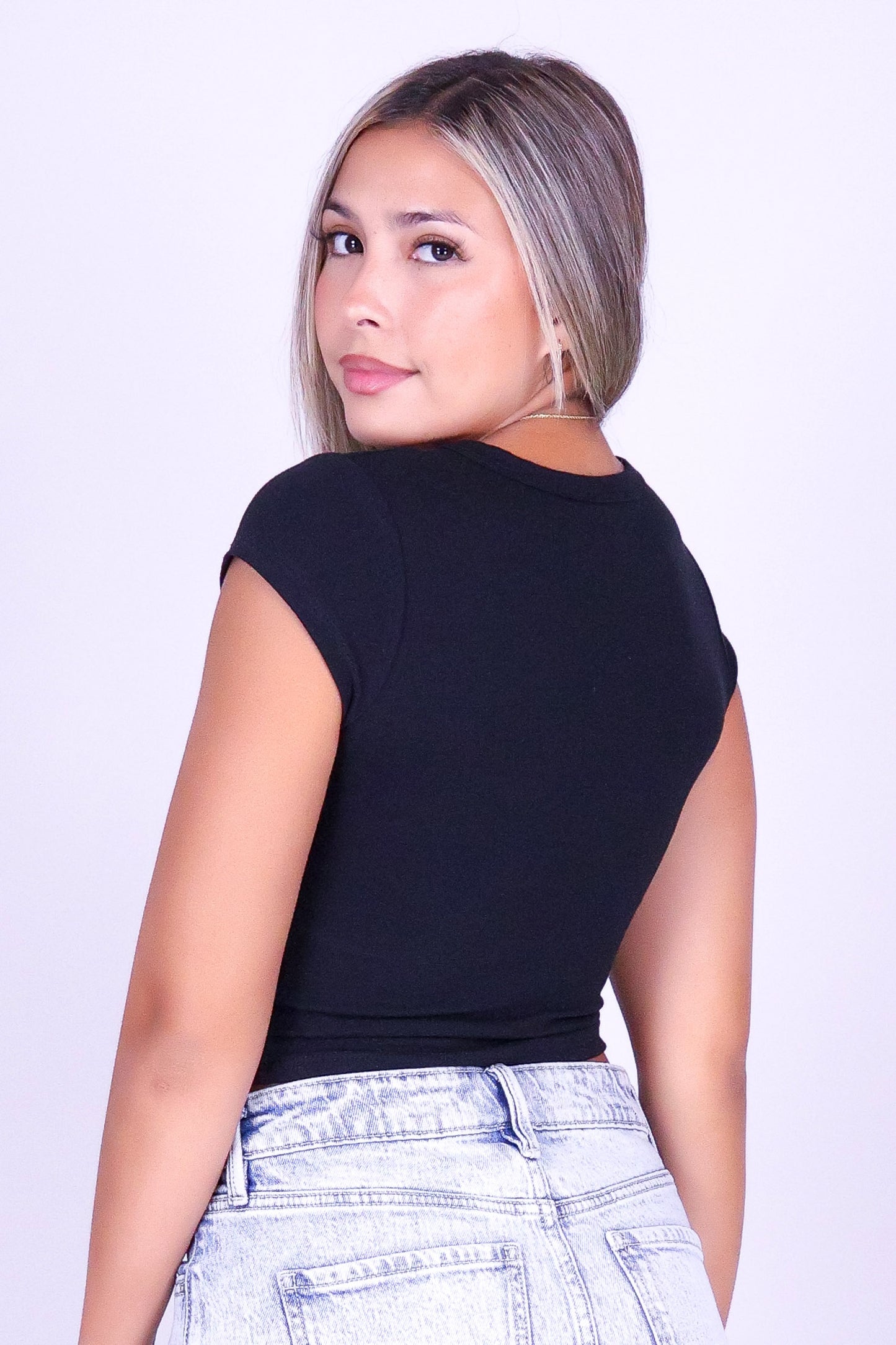 #88 CROP BABY TEE