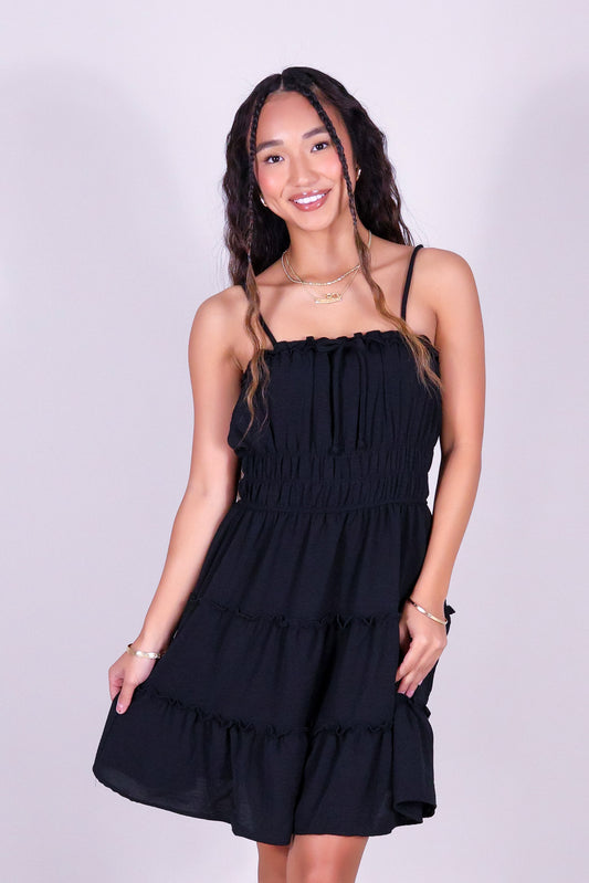 STAY AROUND BABYDOLL DRESS