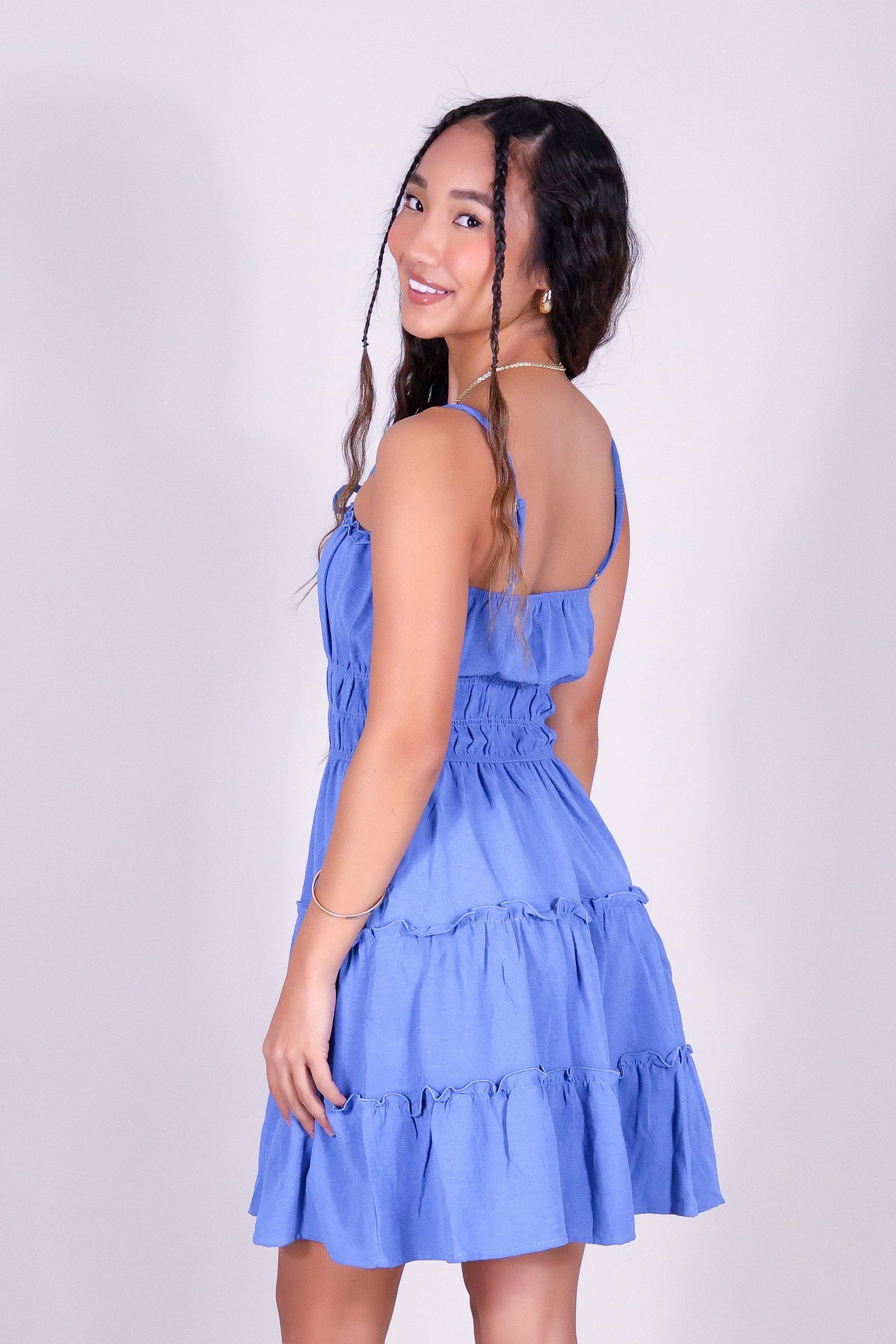 STAY AROUND BABYDOLL DRESS