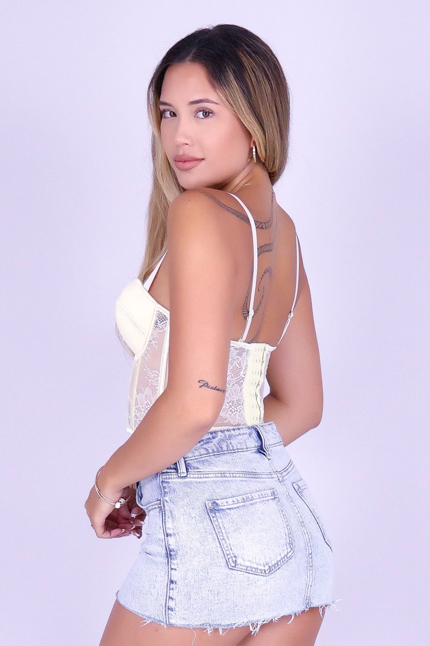UNWRITTEN RULES CORSET TOP