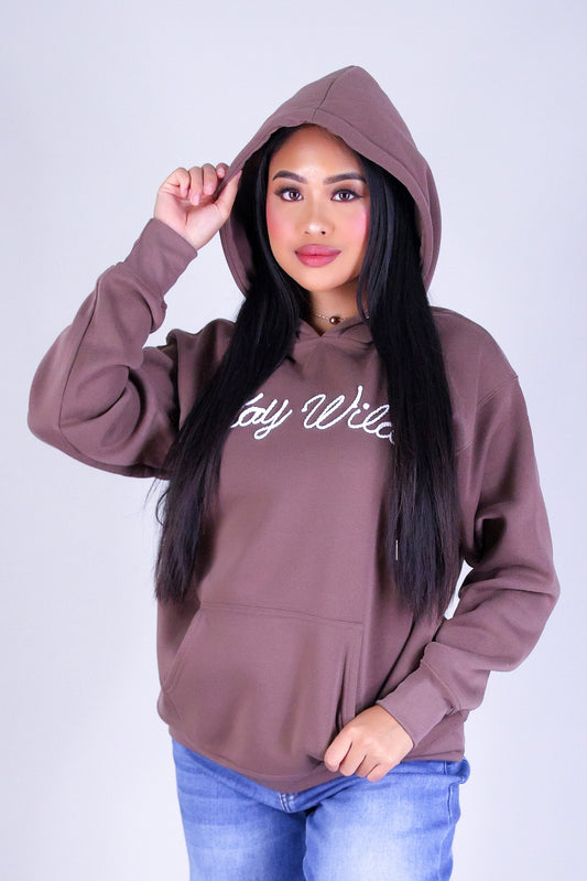 STAY WILD OVERSIZED HOODIE