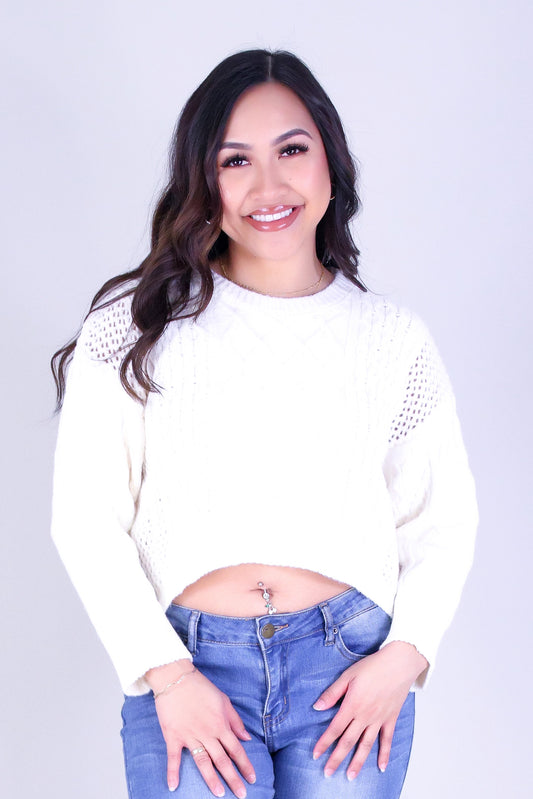 CLOUD CROP SWEATER