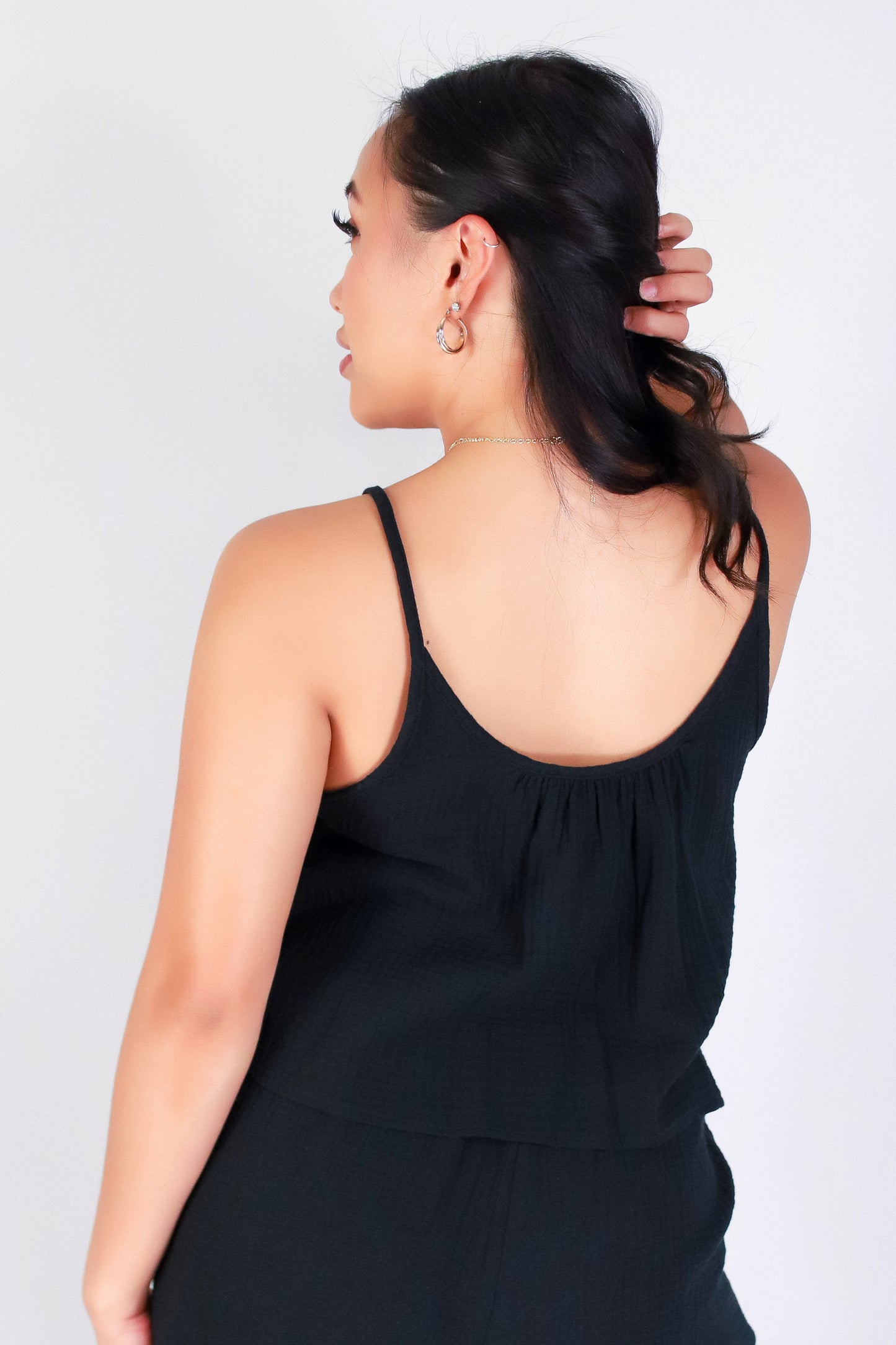 Jeans Warehouse Hawaii - S/L SOLID WOVEN TOPS - EASY FLOW TOP | By OLIVE & CO