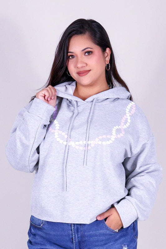 2 CROWN FLOWER LEI HOODIE